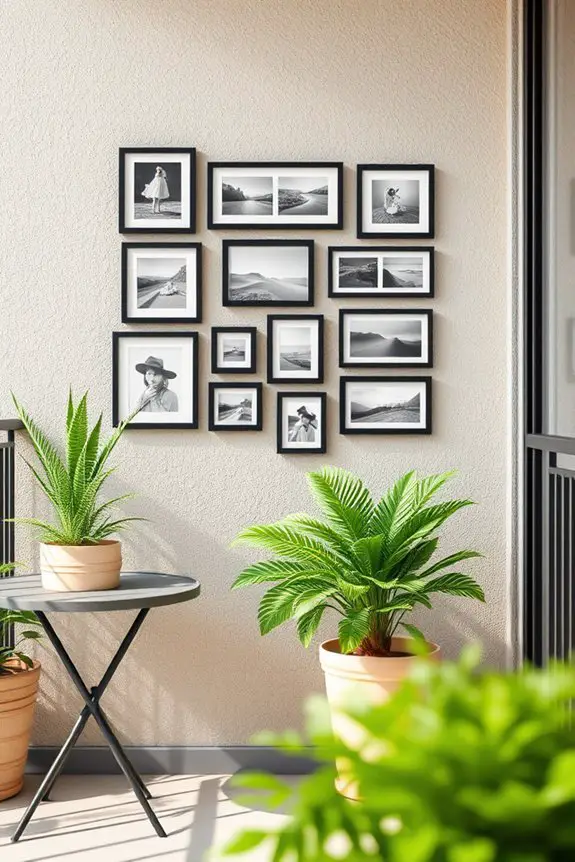 personalized balcony photo collage