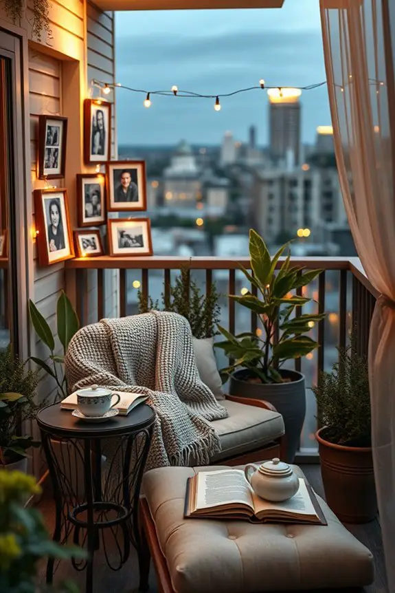 personalized balcony photo displays