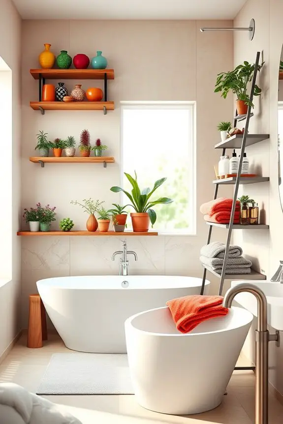 personalized bathroom shelving solutions