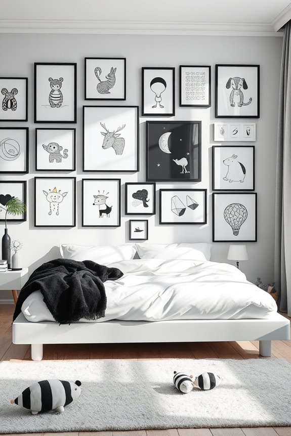 personalized black and white gallery