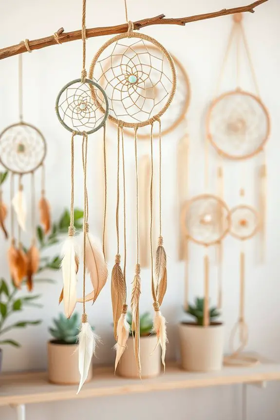 personalized bohemian dreamcatcher decor
