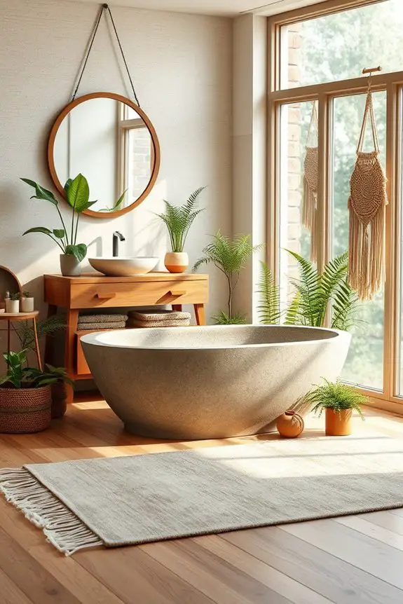 personalized boho bathroom decor