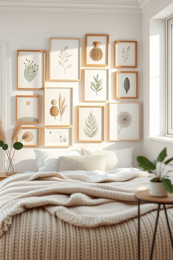 personalized boho gallery wall