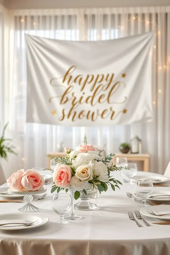 personalized bridal shower banner