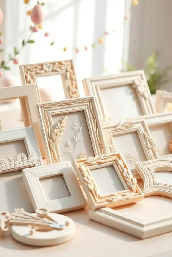 personalized clay picture frames