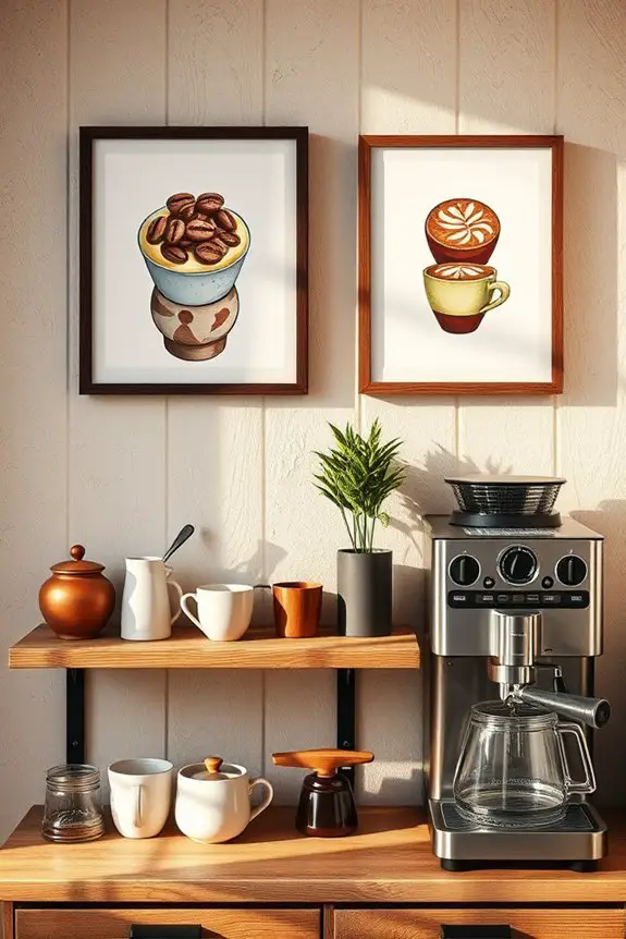 personalized coffee art decor
