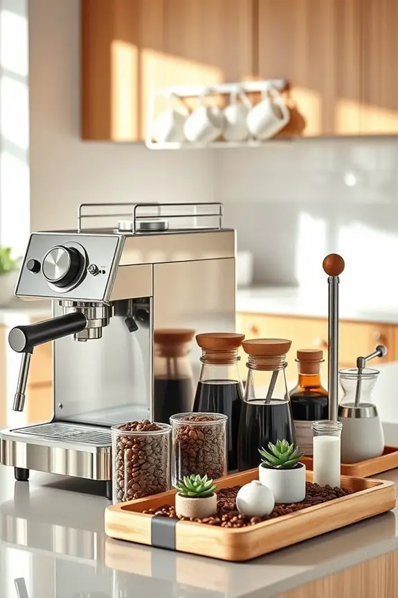 personalized coffee experience station