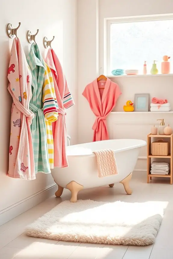 personalized cozy kids bathrobes