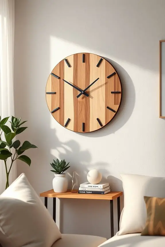 personalized diy wall clock