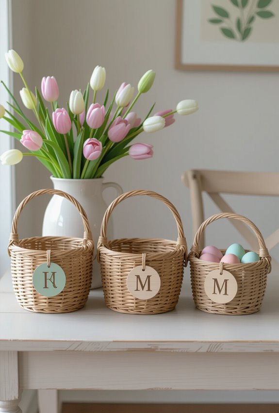 personalized easter basket designs