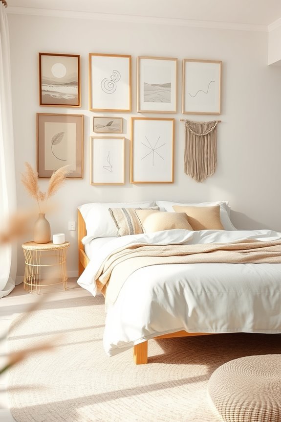 personalized eclectic gallery wall