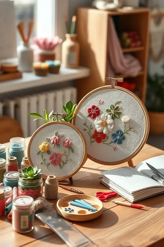 personalized embroidered home decor