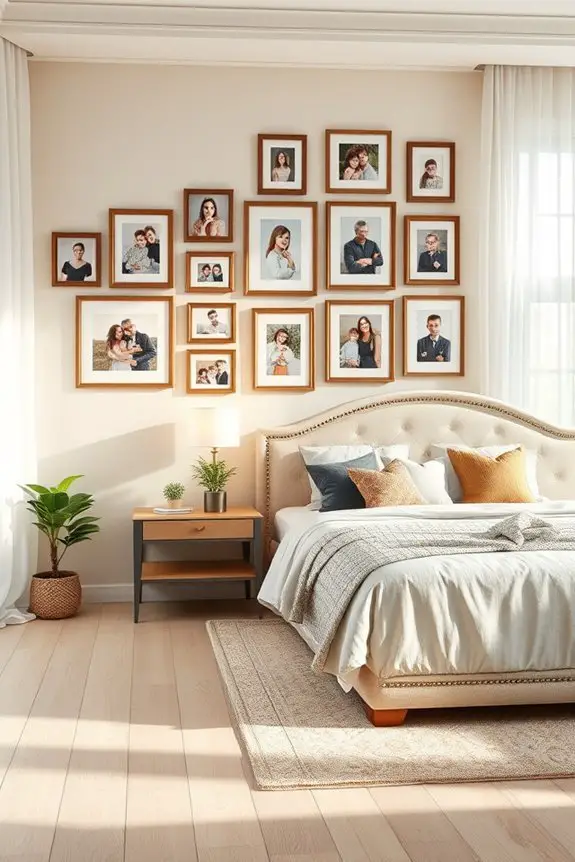 personalized family photo display