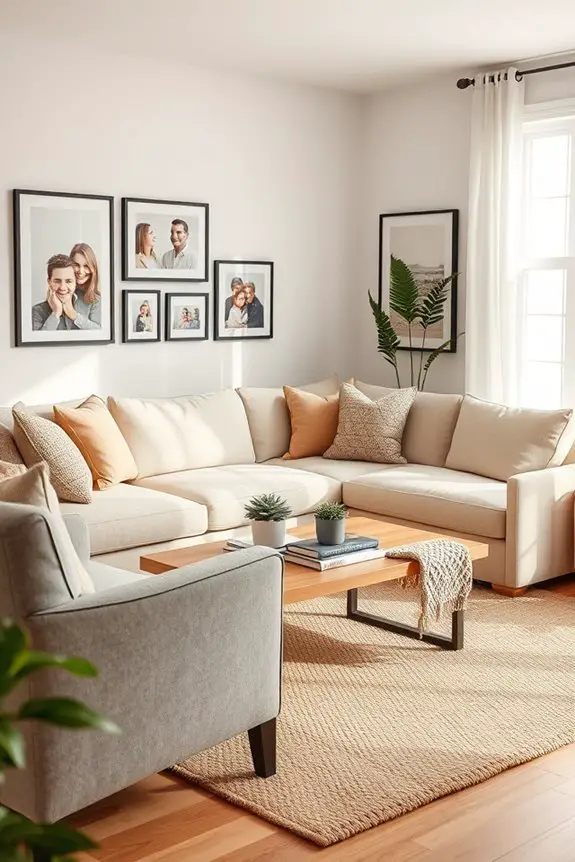 personalized family photo display
