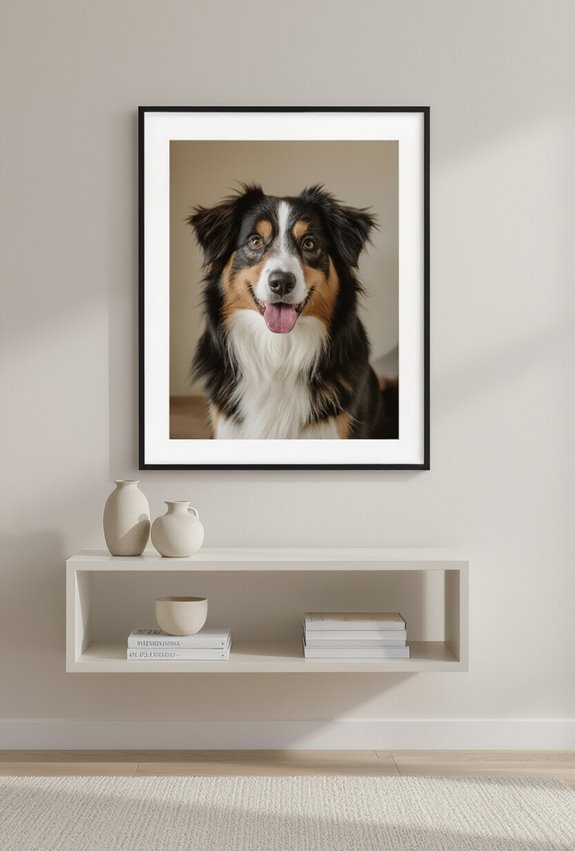 personalized framed pet portraits