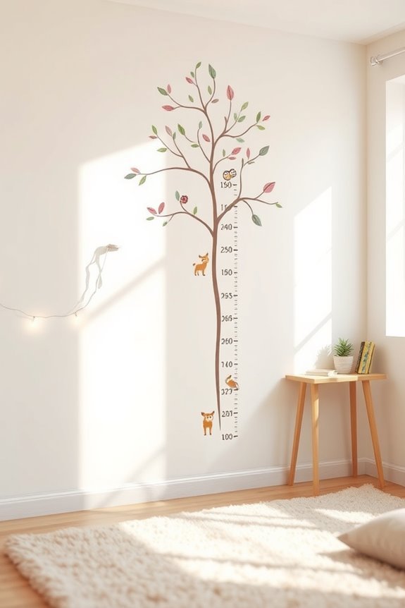 personalized growth chart keepsake
