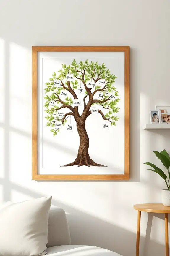 personalized heritage wall art