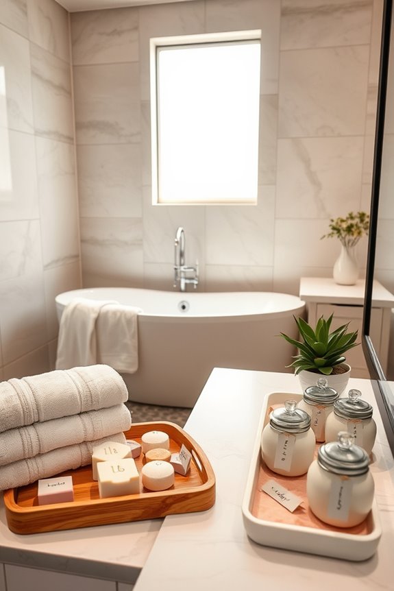 personalized luxurious bathing experience