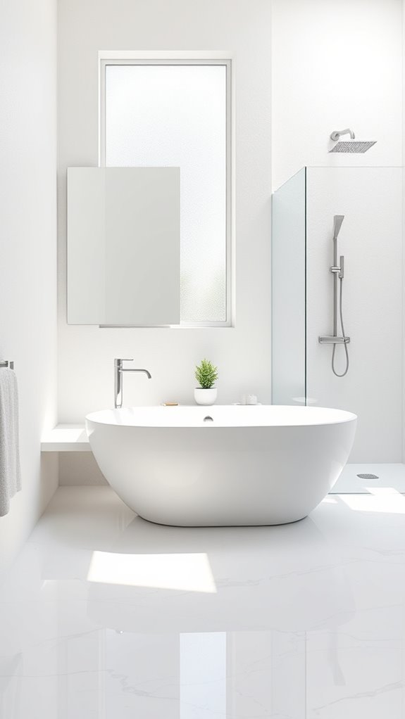 personalized minimalist bathroom design