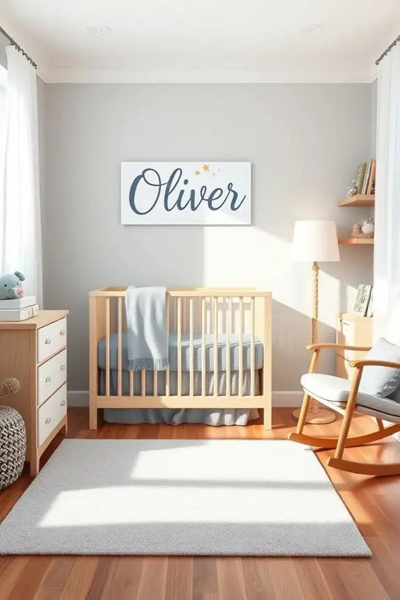 personalized name wall art