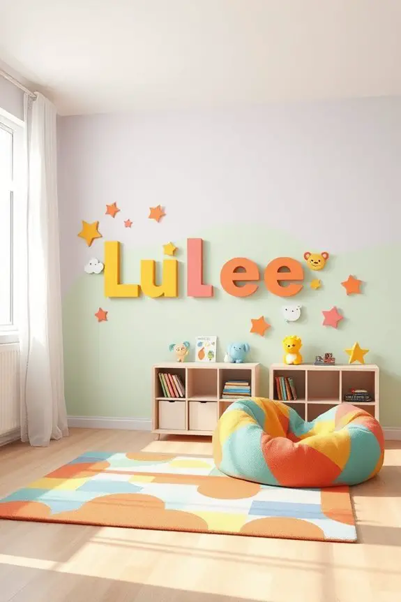 personalized name wall decor