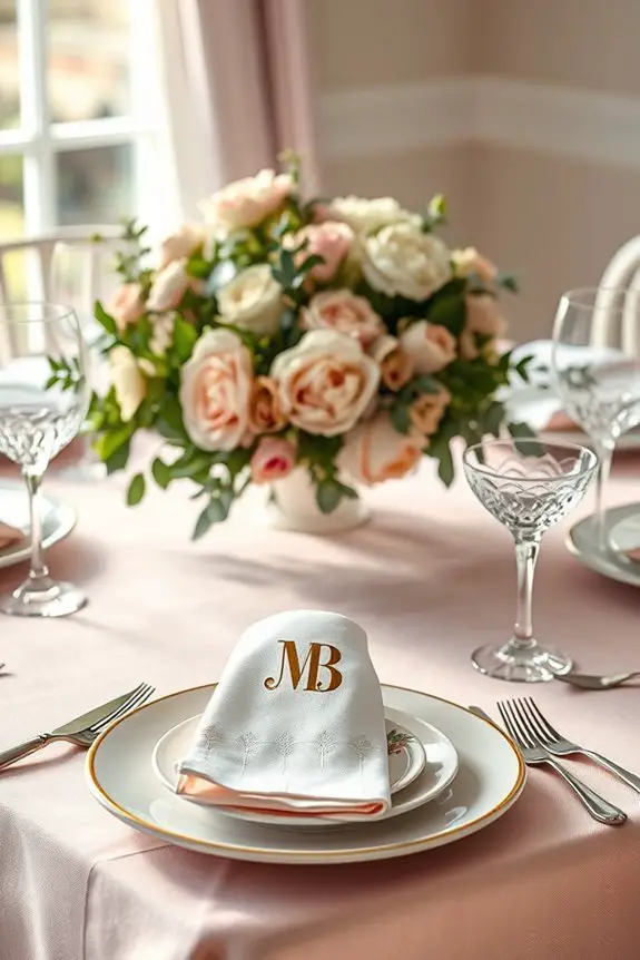 personalized napkins enhance celebrations