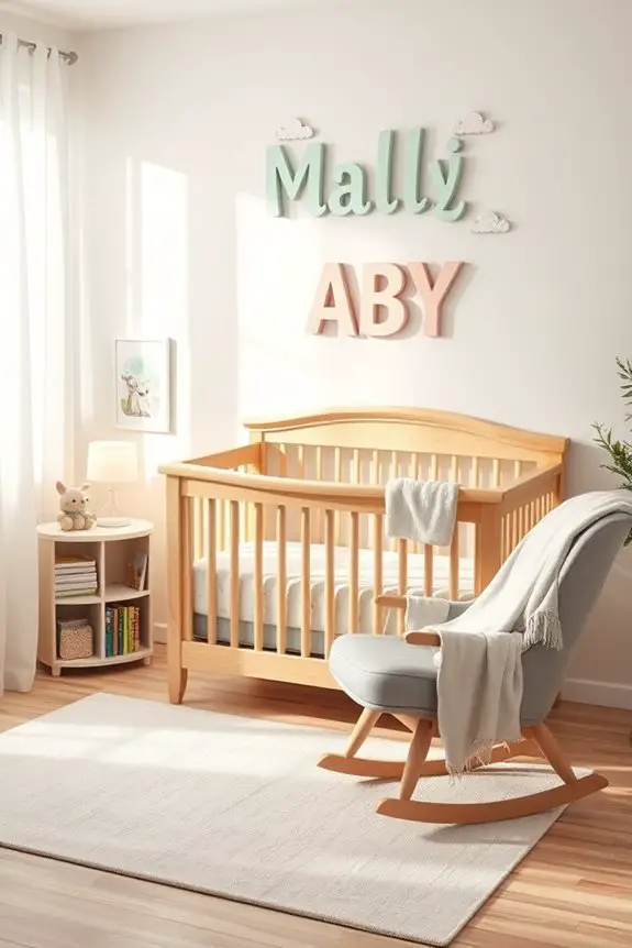 personalized nursery name decor