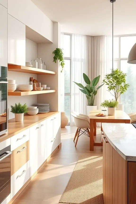 personalized open shelving design