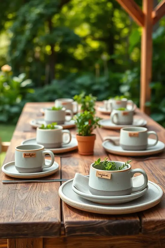 personalized outdoor dining experience