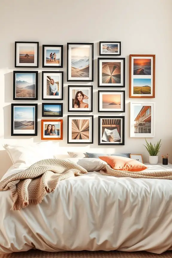personalized photo gallery wall