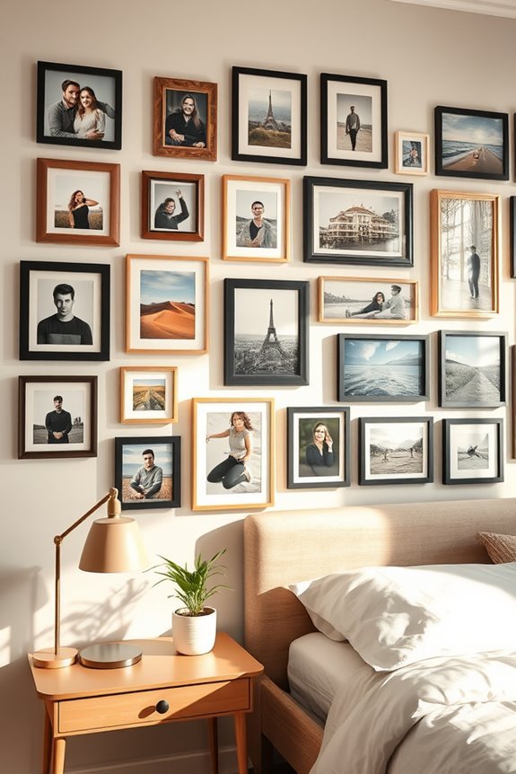 personalized photo gallery wall