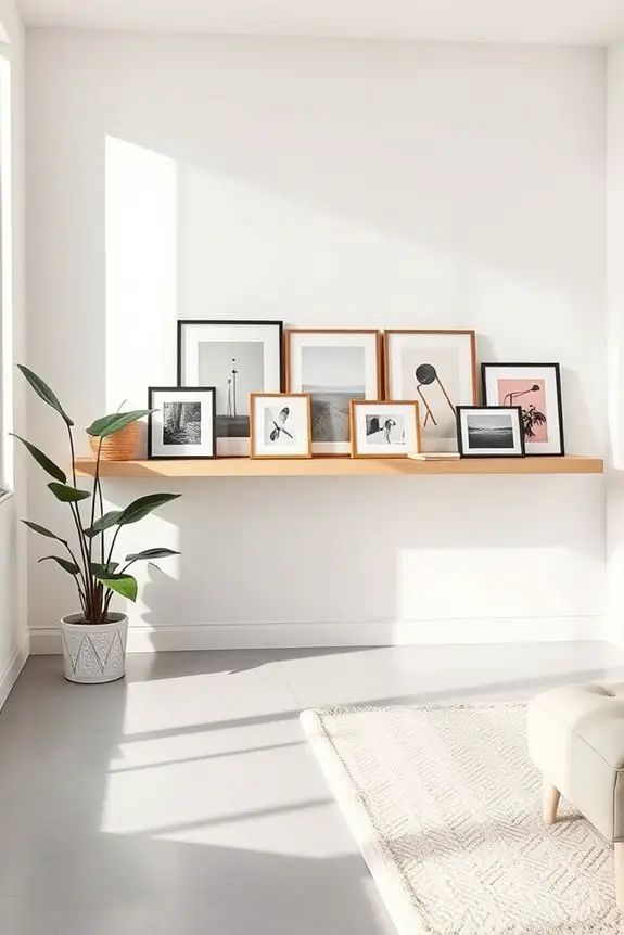 personalized photo ledge displays