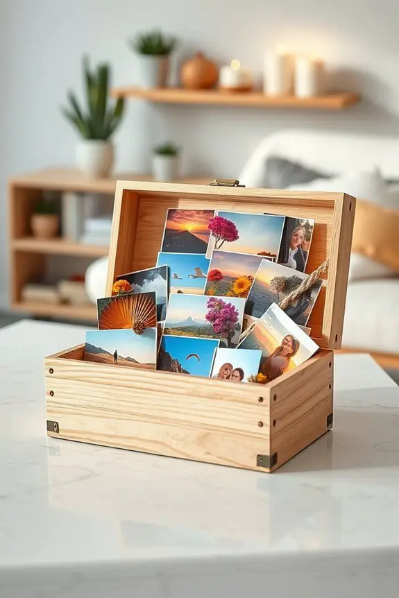 personalized photo memory display