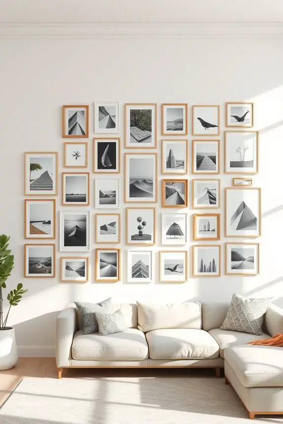 personalized photo wall creation