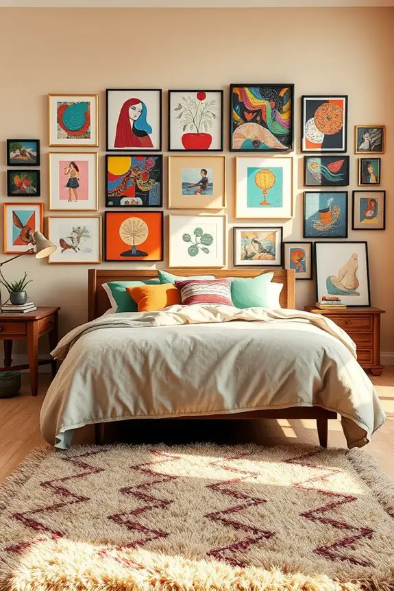 personalized rotating artwork display