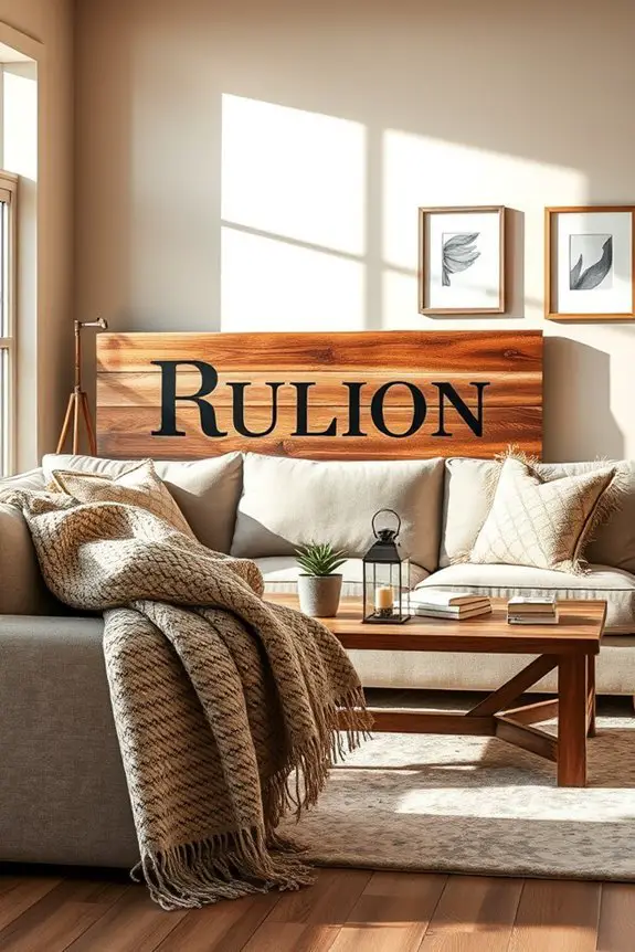personalized rustic wooden signs