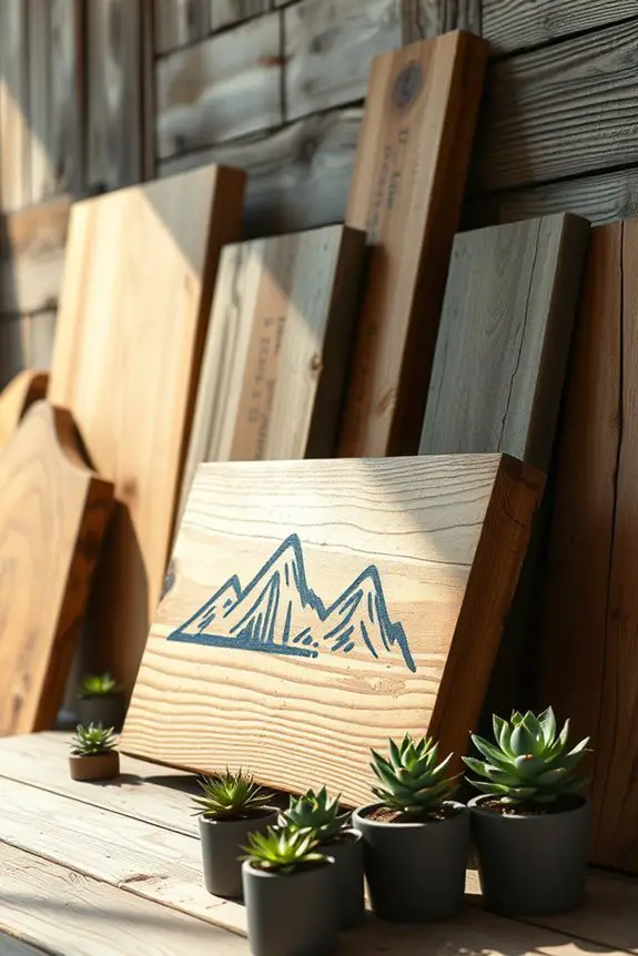 personalized rustic wooden signs