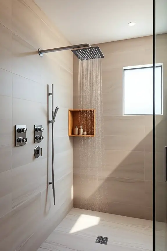 personalized shower experience controls