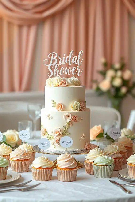personalized wedding cake decor