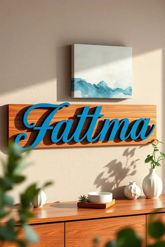 personalized wooden name signs