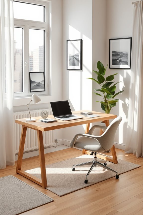 personalized workspace photo displays