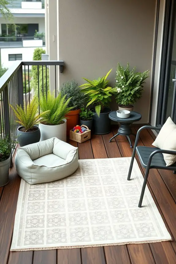 pet friendly balcony design