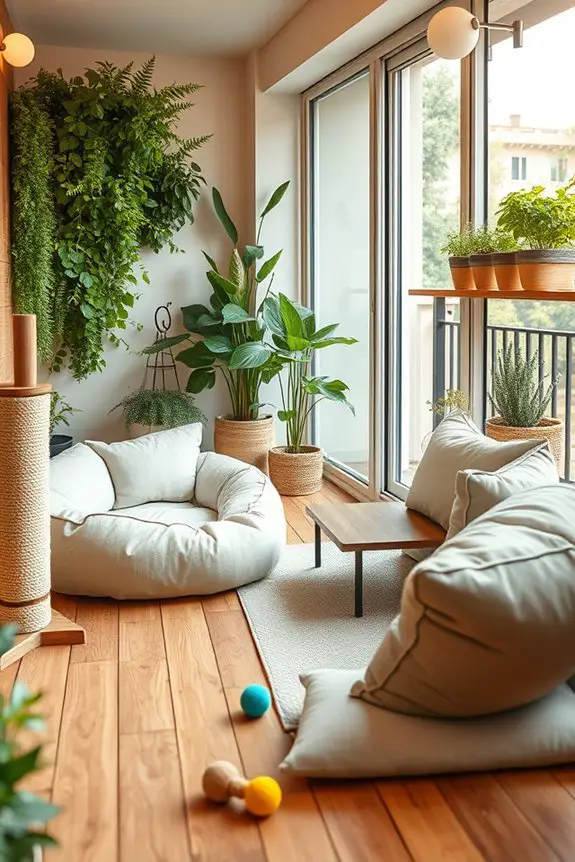 pet friendly balcony retreat