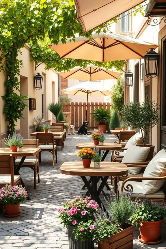 pet friendly cafe atmosphere