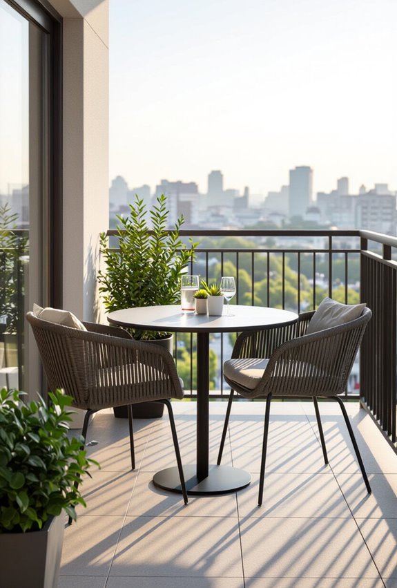 pet friendly easy clean balcony furnishings