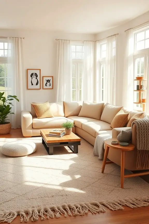 pet friendly living room design