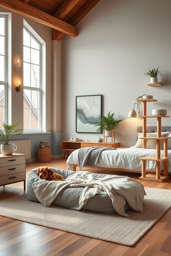 pet friendly loft design ideas