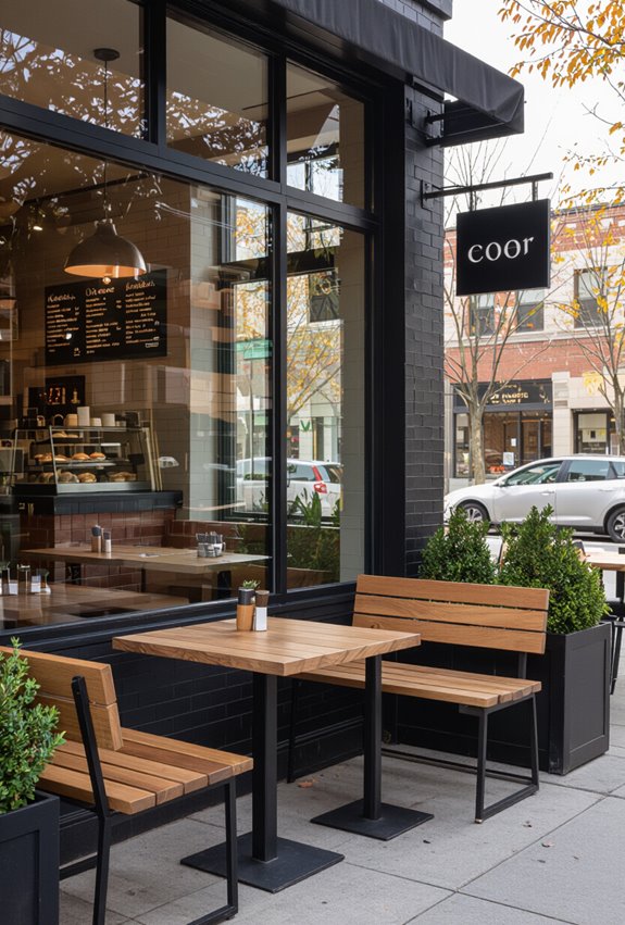 pet friendly shaded seating area