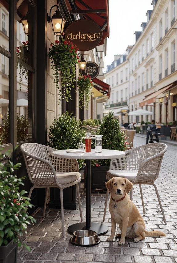 pet friendly terrace with amenities