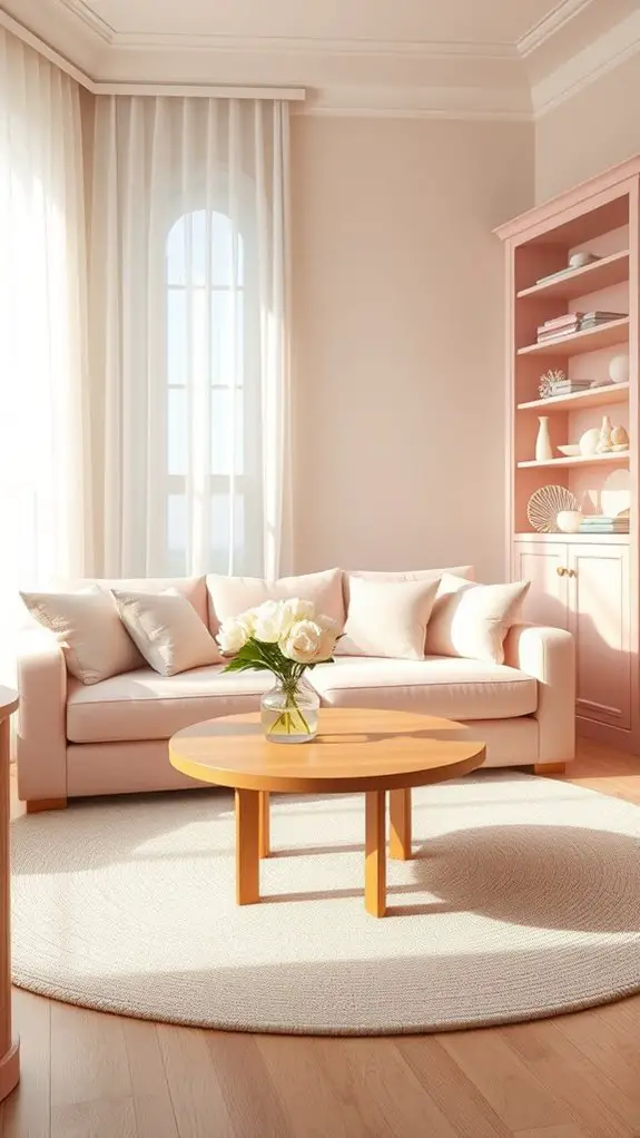 pink and cream harmony